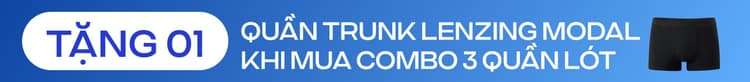 Combo 3 Quần Lót Nam Trunk Bamboo Khe Moi - undefined