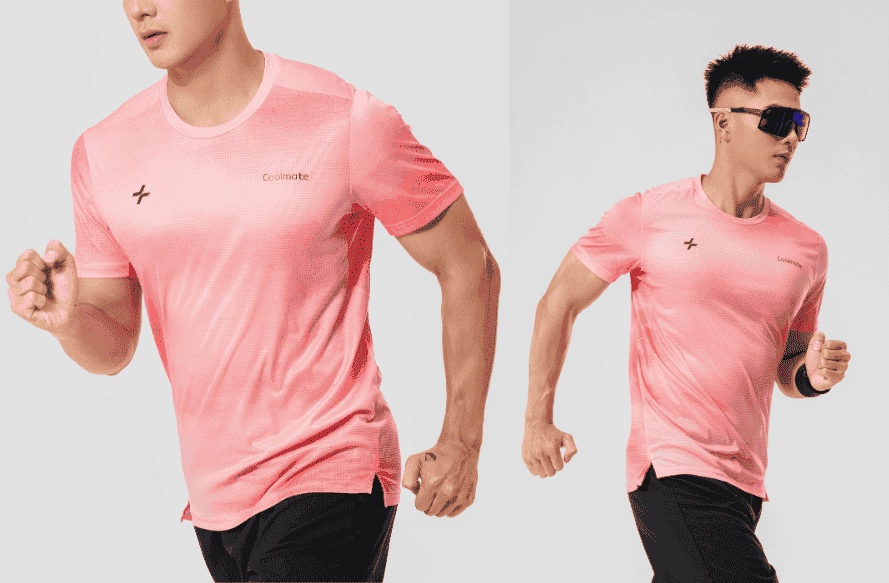 Tshirt chạy bộ nam Graphic Sky