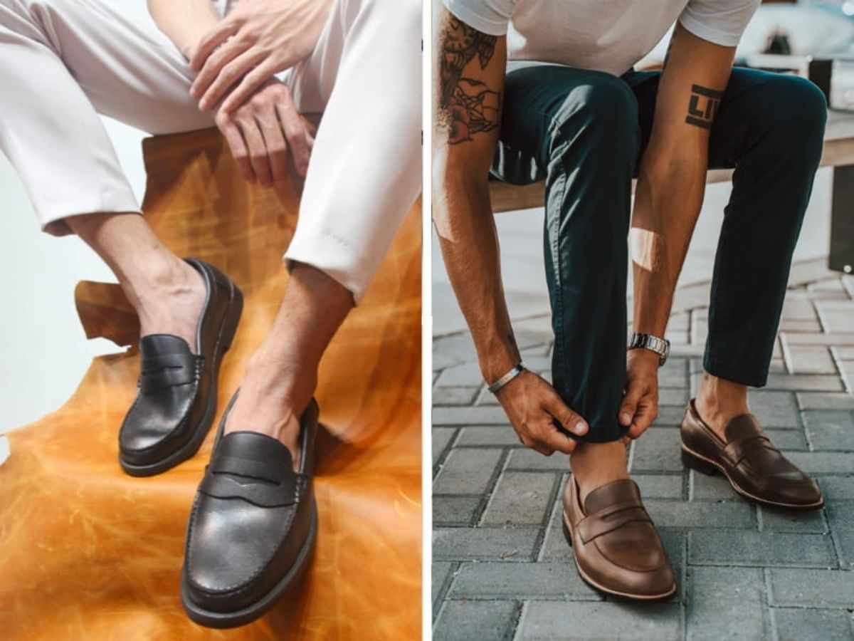 Phối  tất tàng hình với giày Loafer cùng phong cách Smart-casual