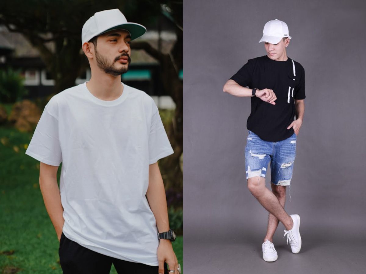 Mũ lưỡi trai nam màu trắng phóng khoáng, tươi mới và không bao giờ lỗi thời