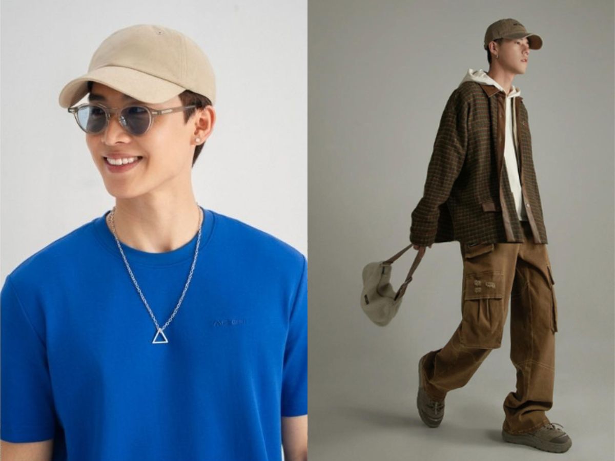 Mũ lưỡi trai nam màu be/nude thời thượng, ấm áp và gần gũi với thiên nhiên