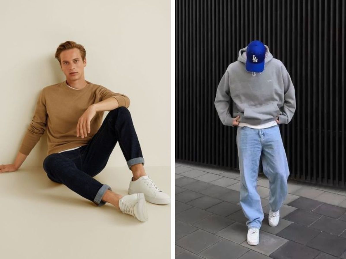 Bí quyết phối áo nỉ nam dài tay