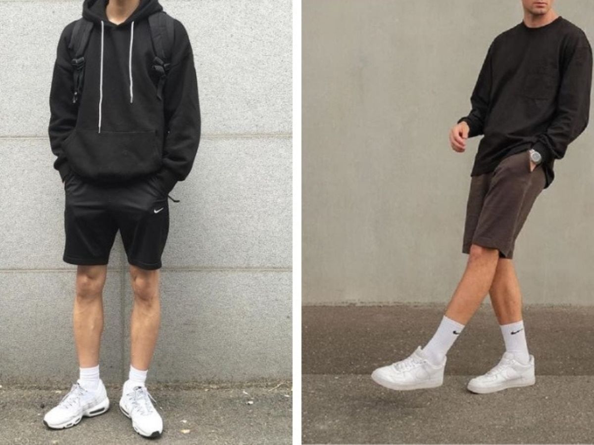 Bí quyết phối áo nỉ nam dài tay