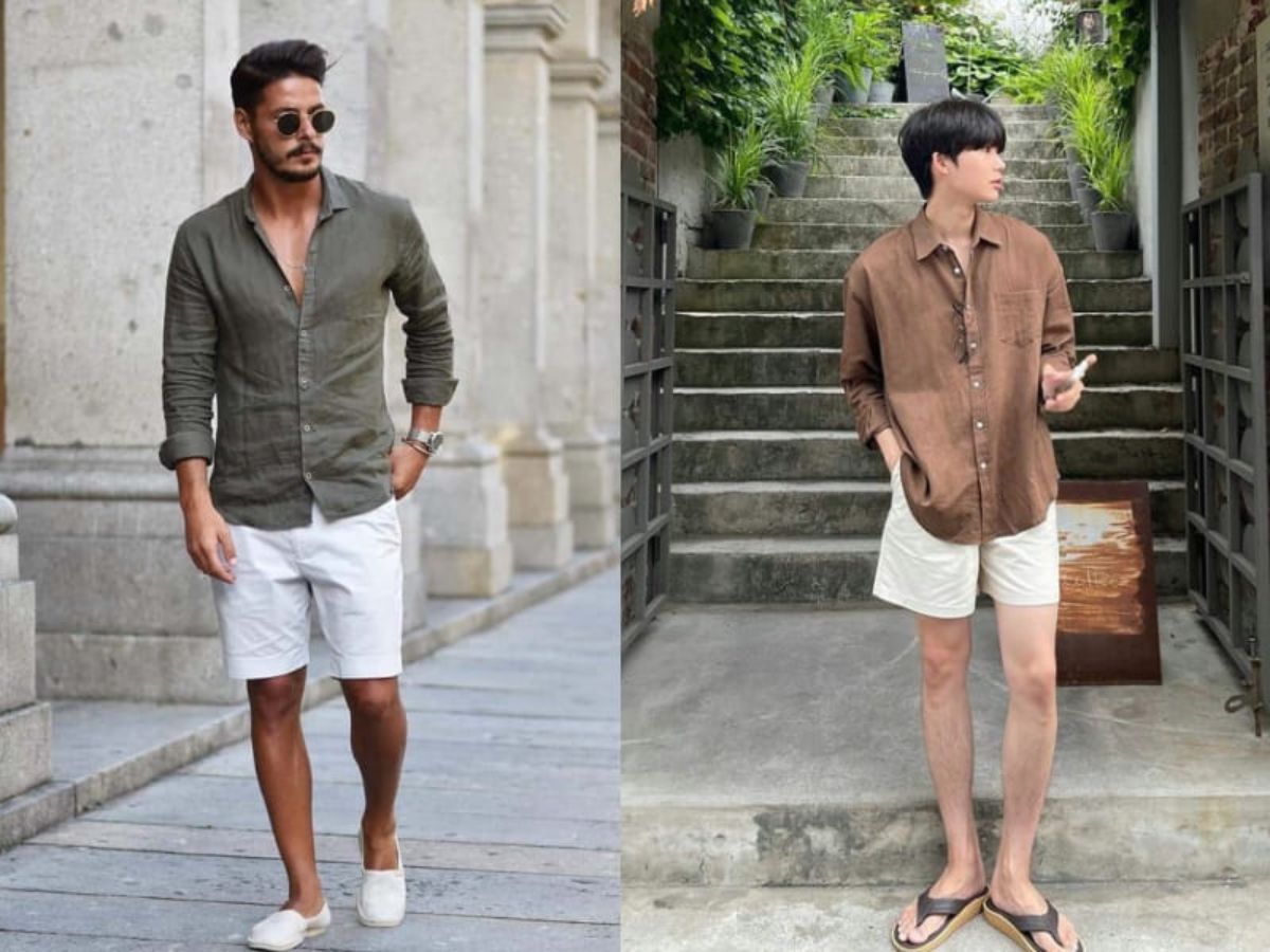 Sơ mi năng động kết hợp quần short