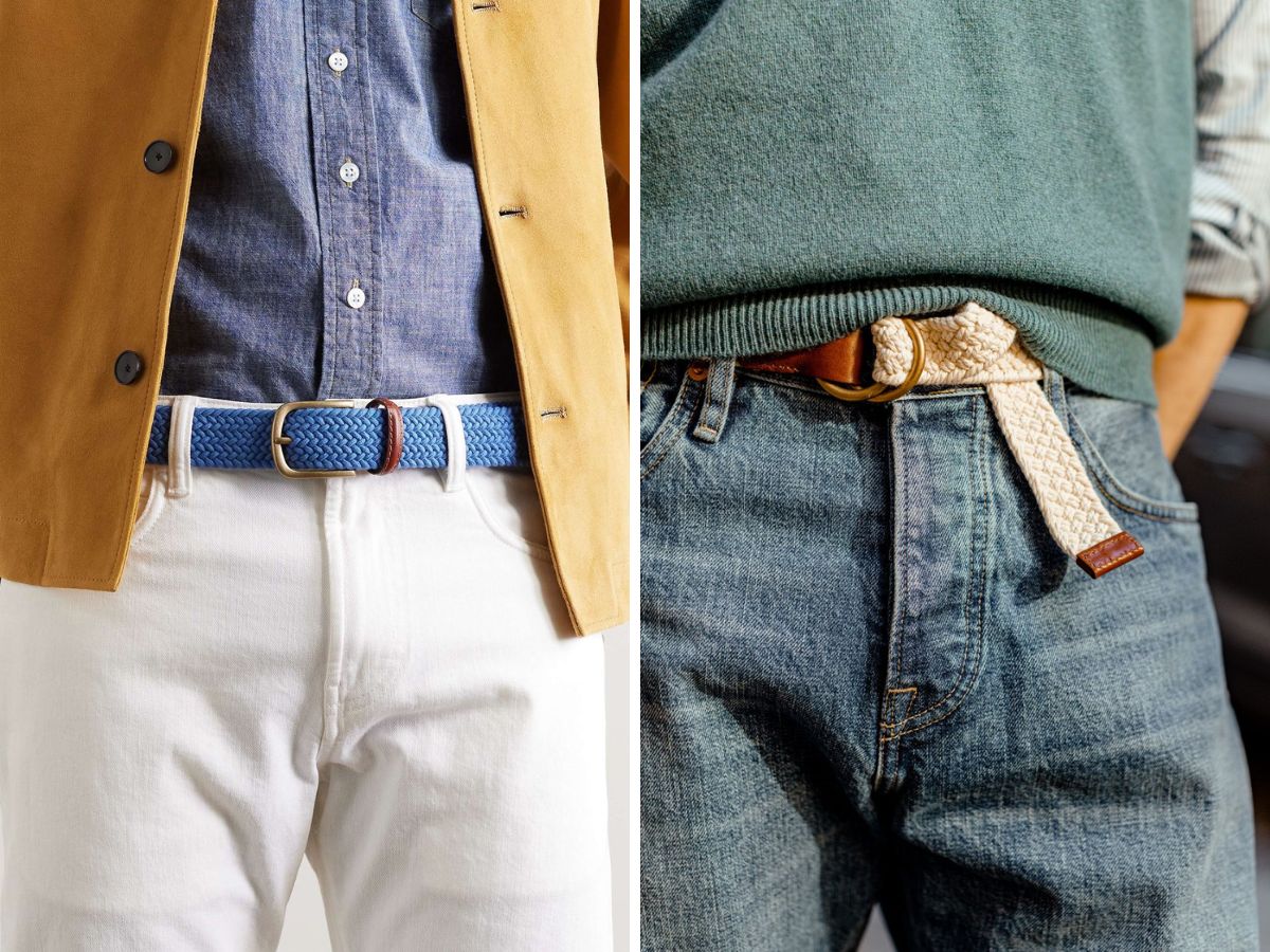 Ưu tiên giặt thắt lưng vải bằng tay