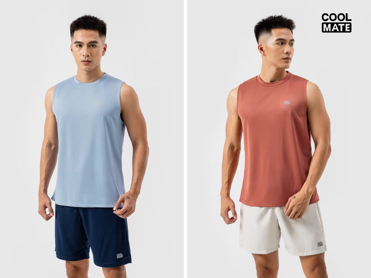 Áo sát nách giờ đây đã trở thành trang phục yêu thích của phái mạnh