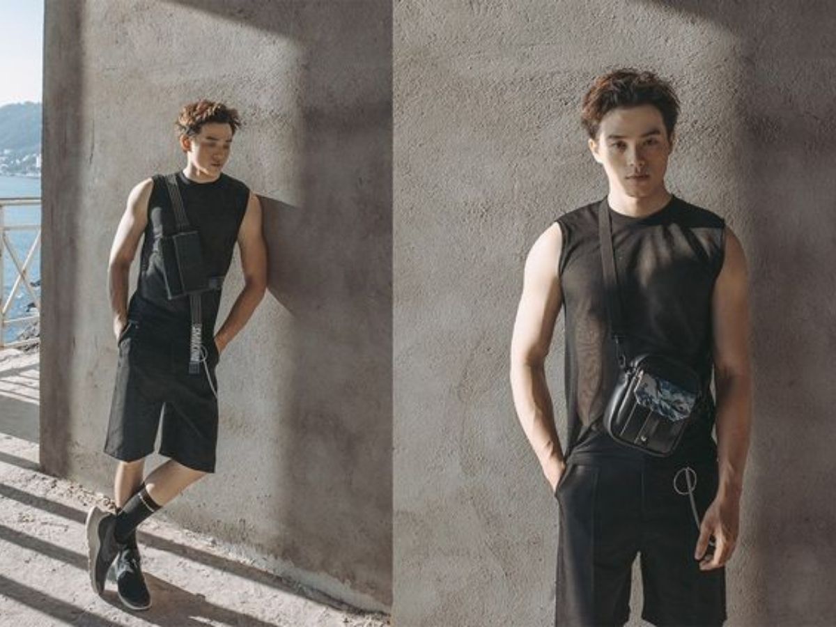 Người mẫu nam có vóc dáng thể thao đang mặc Muscle Tank top