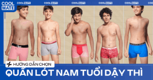 lưu ý chọn quần lót nam tuổi dậy thì