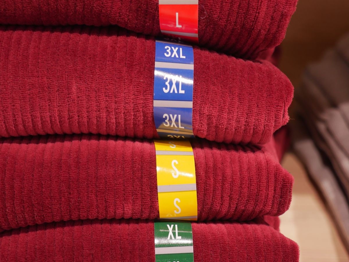 Mỗi size áo phù hợp với từng form người khác nhau