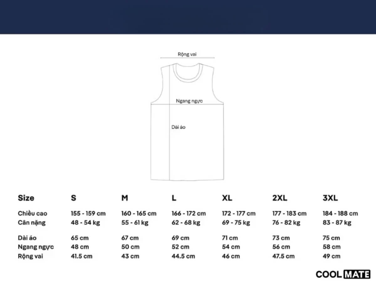 Áo tank top nên vừa vặn, dài qua thắt lưng để mặc đẹp và gọn gàng