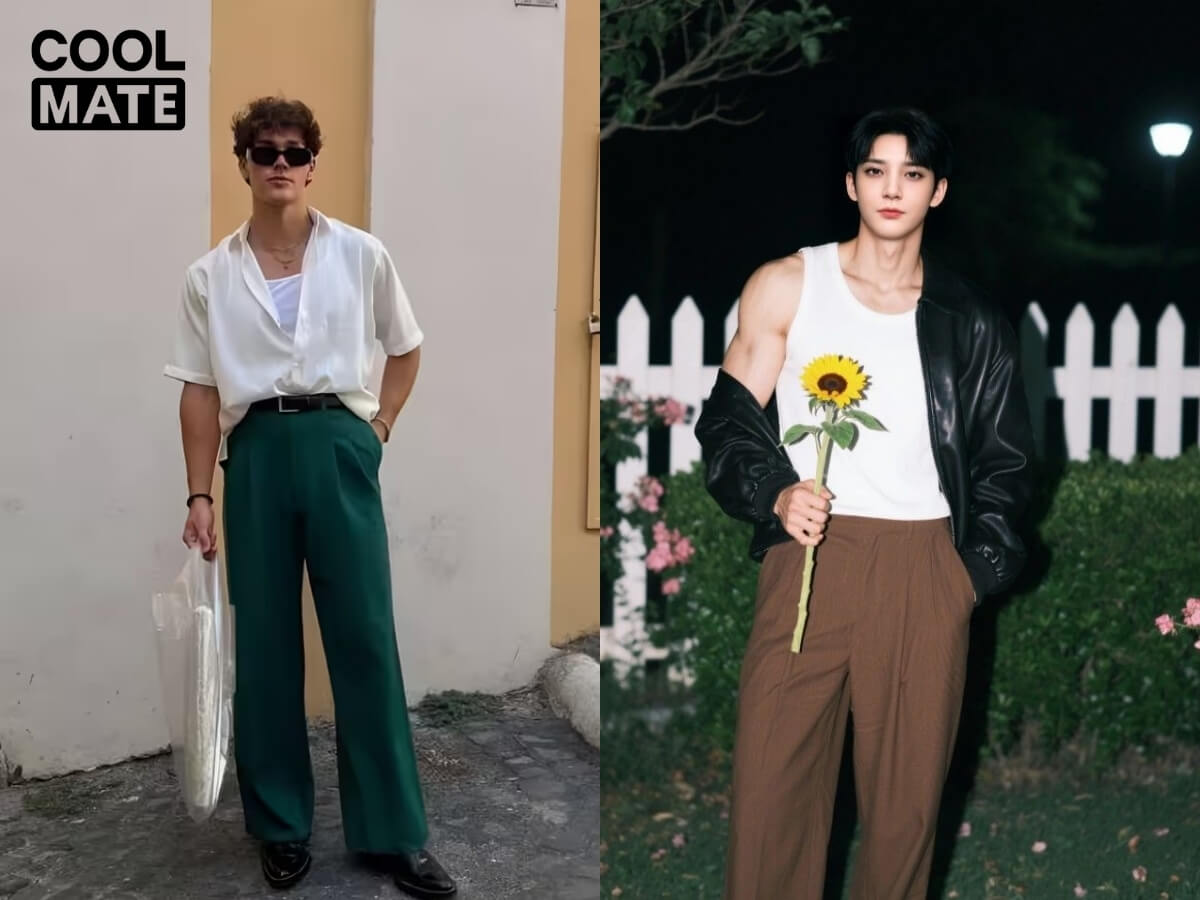 Layering với áo tank top 