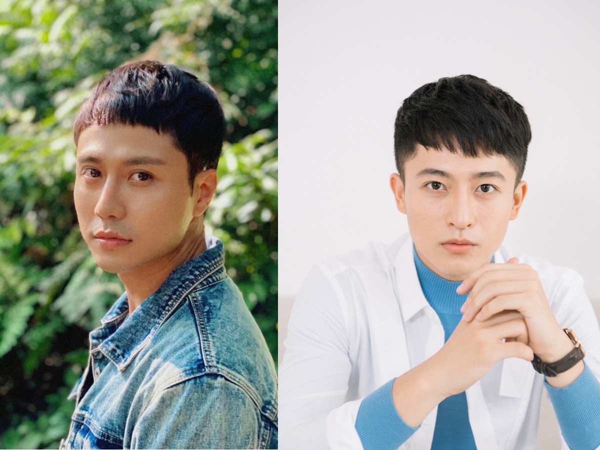 Tóc mái ngố nam trán cao