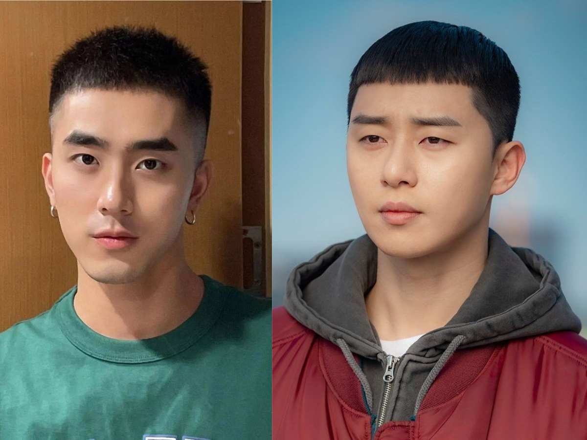 Tóc mái ngố nam theo khuôn mặt