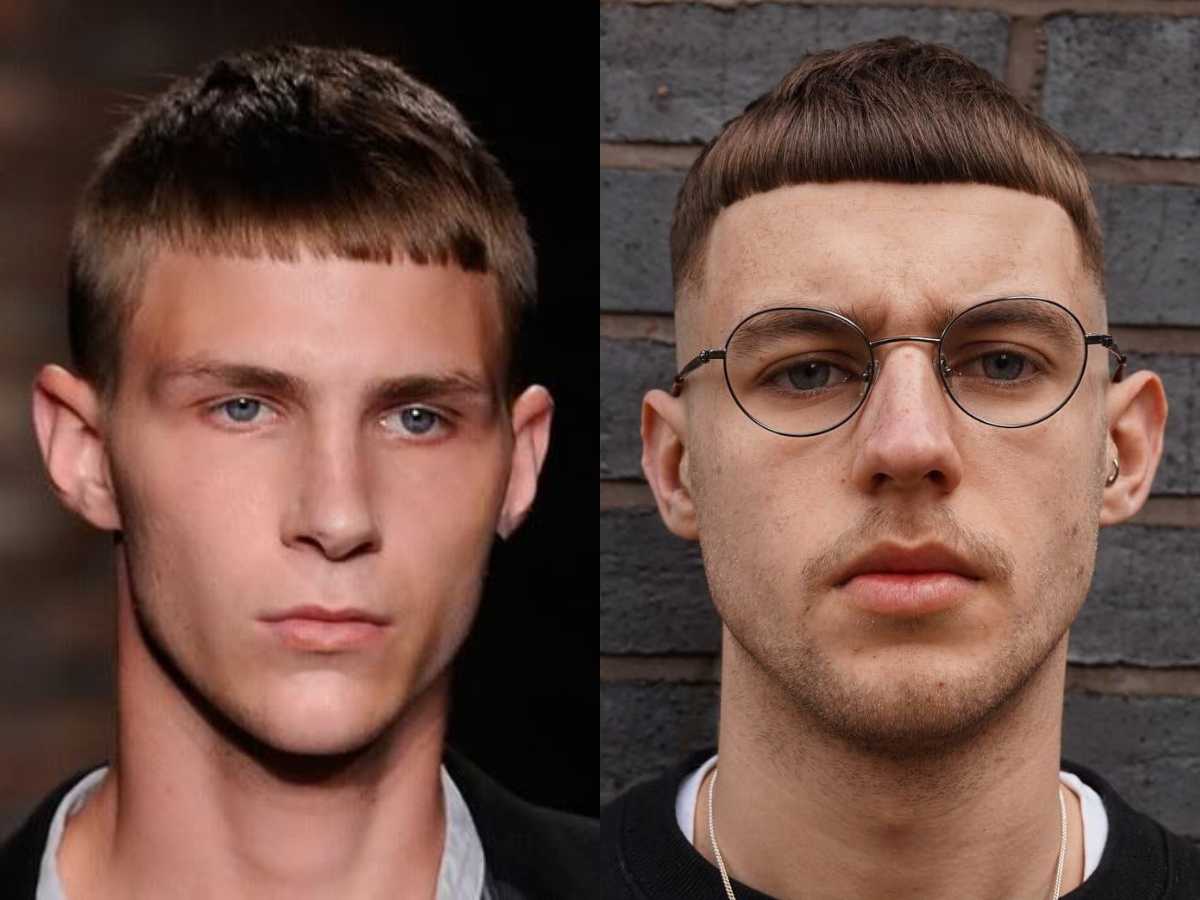 Tóc Micro Fringe cho nam