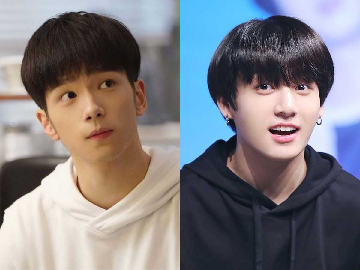 Tóc mái ngố nam đầu nấm