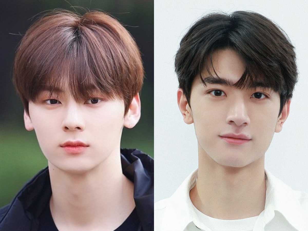 Tóc mái ngố nam rẻ ngôi