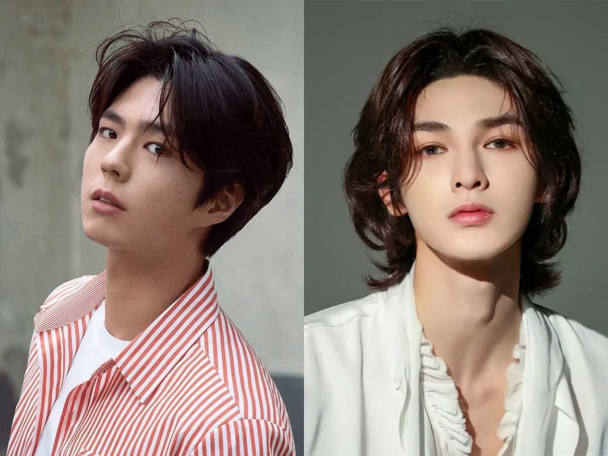 Tóc middle part nam dài