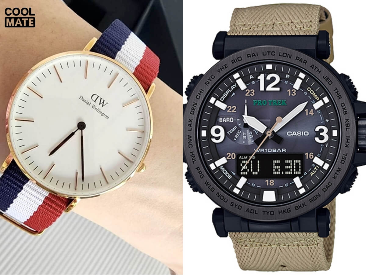 đồng hồ dây vải