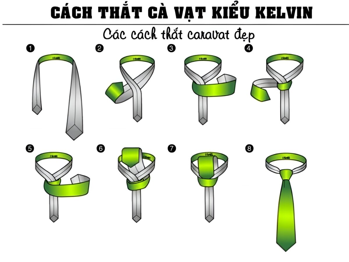 cách thắt cà vạt từ cơ bản đến phức tạp với hướng dẫn chi tiết