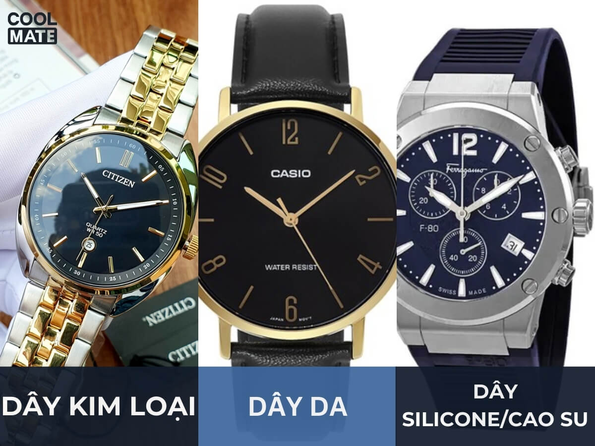 các loại dây đồng hồ Authentic