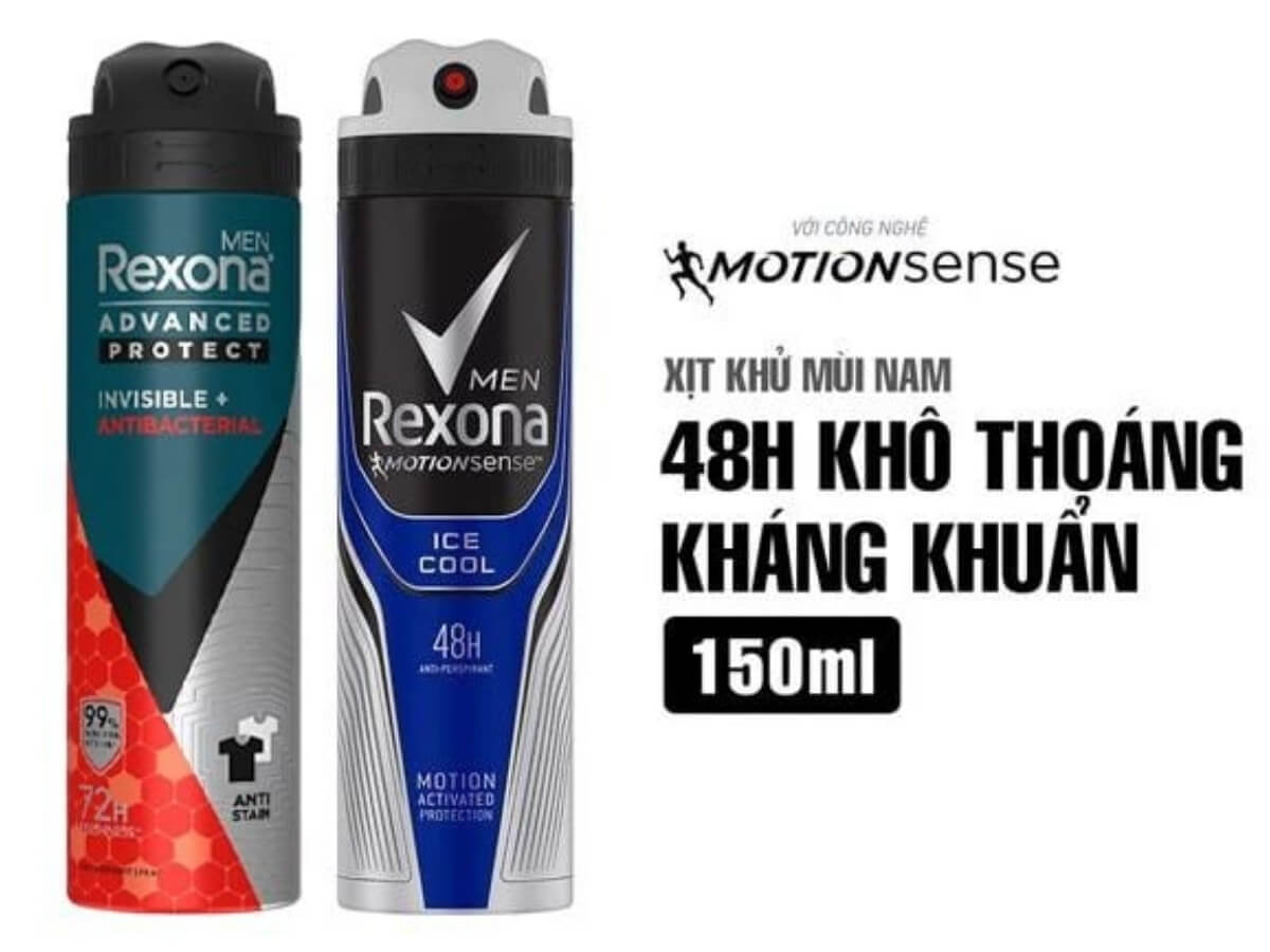 Xịt khử mùi Rexona Men MotionSense