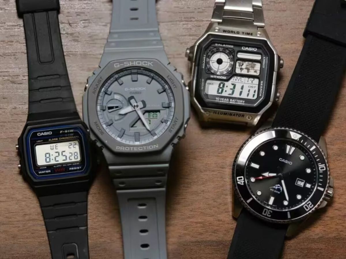 Các dòng như Casio MTP, Edifice (mẫu đơn giản) phù hợp với hoạt động thường ngày