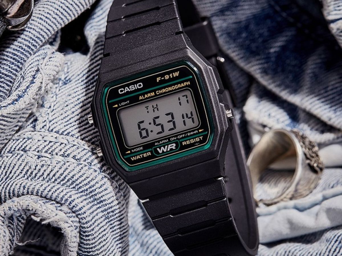 Đồng hồ Casio điện tử F-91W thường bị làm giả