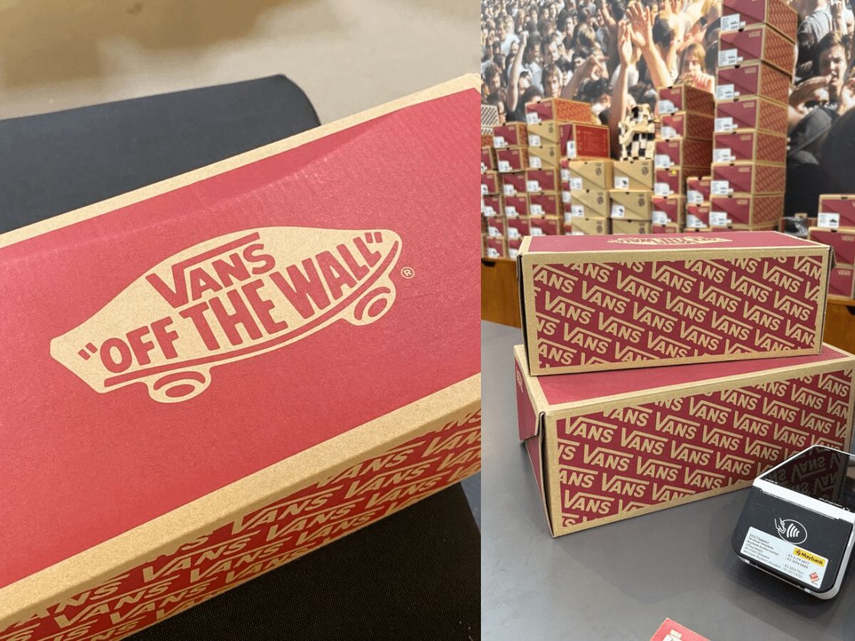 Hộp đựng giày Vans chính hãng 