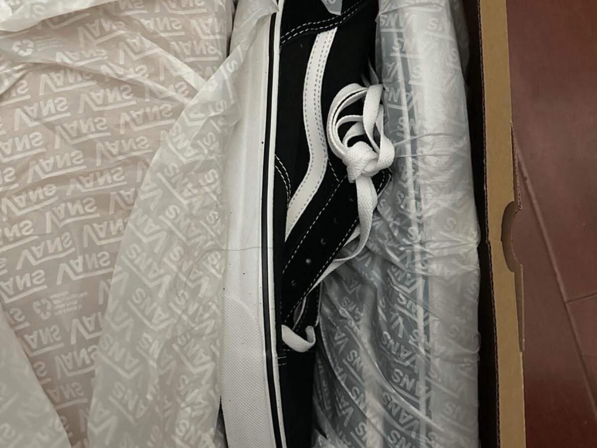 Giấy gói giày Vans chính hãng