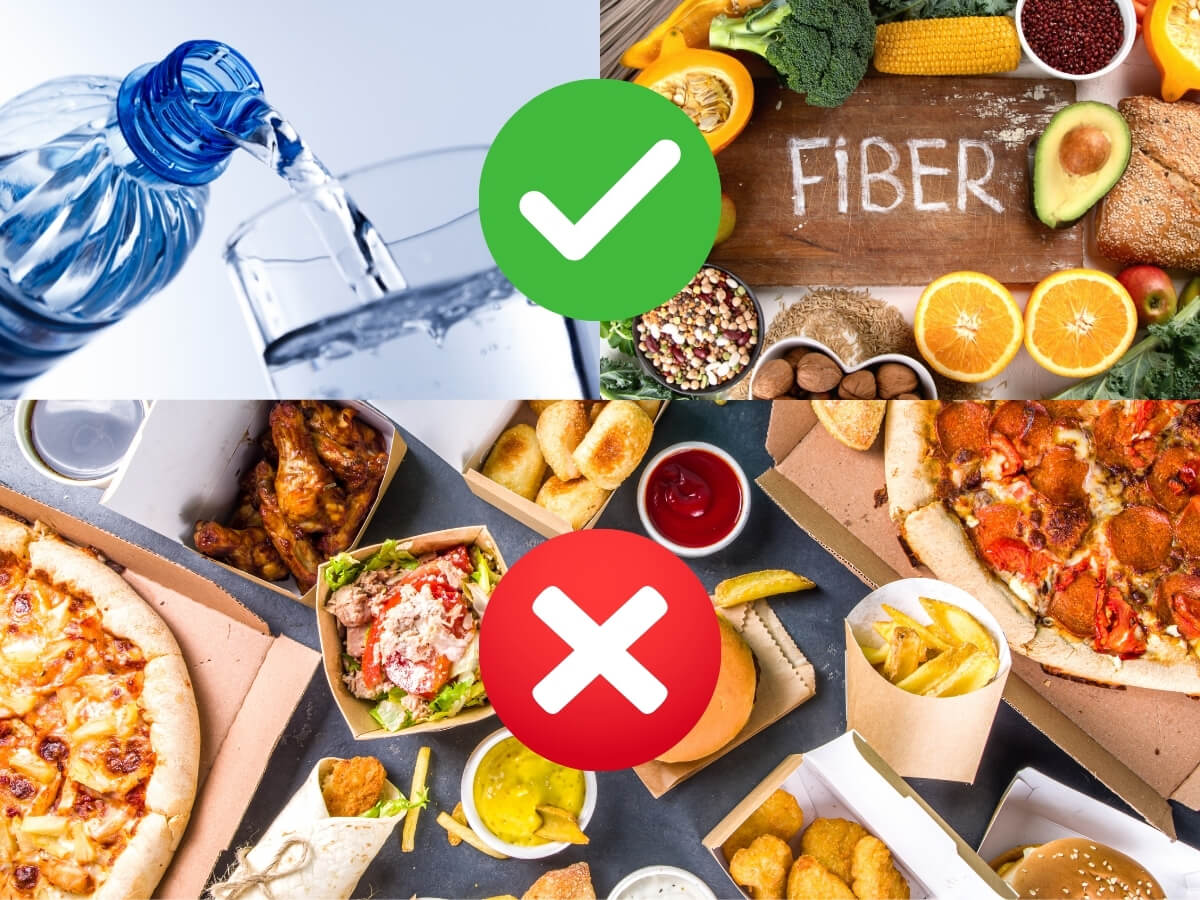 Chế độ dinh dưỡng hợp lý giúp cân bằng dầu nhờn và giảm mụn