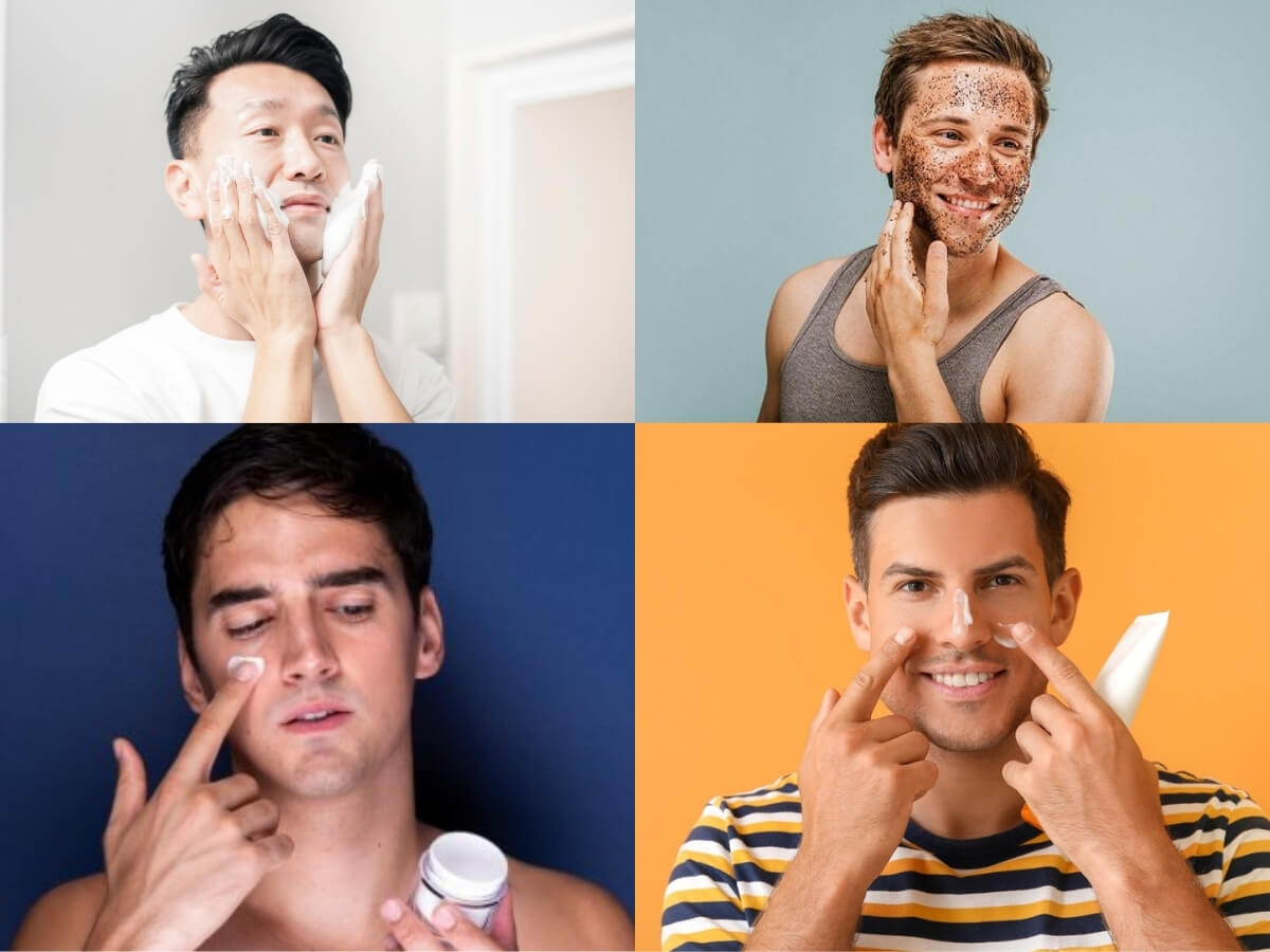 Quy trình chăm sóc da mụn cơ bản cho nam