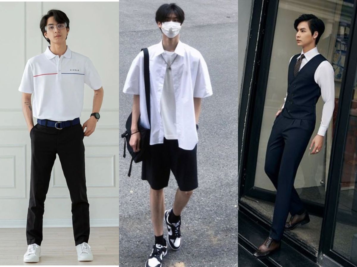 Gợi ý outfit đi làm, đi chơi, tiệc tùng cho chàng
