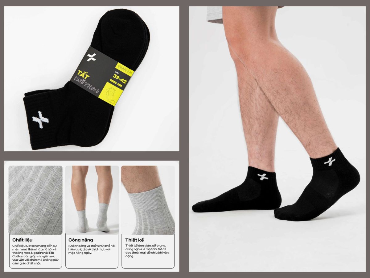 Tất (Vớ) là phụ kiện nhỏ nhưng không thể thiếu, quyết định sự thoải mái và tinh tế