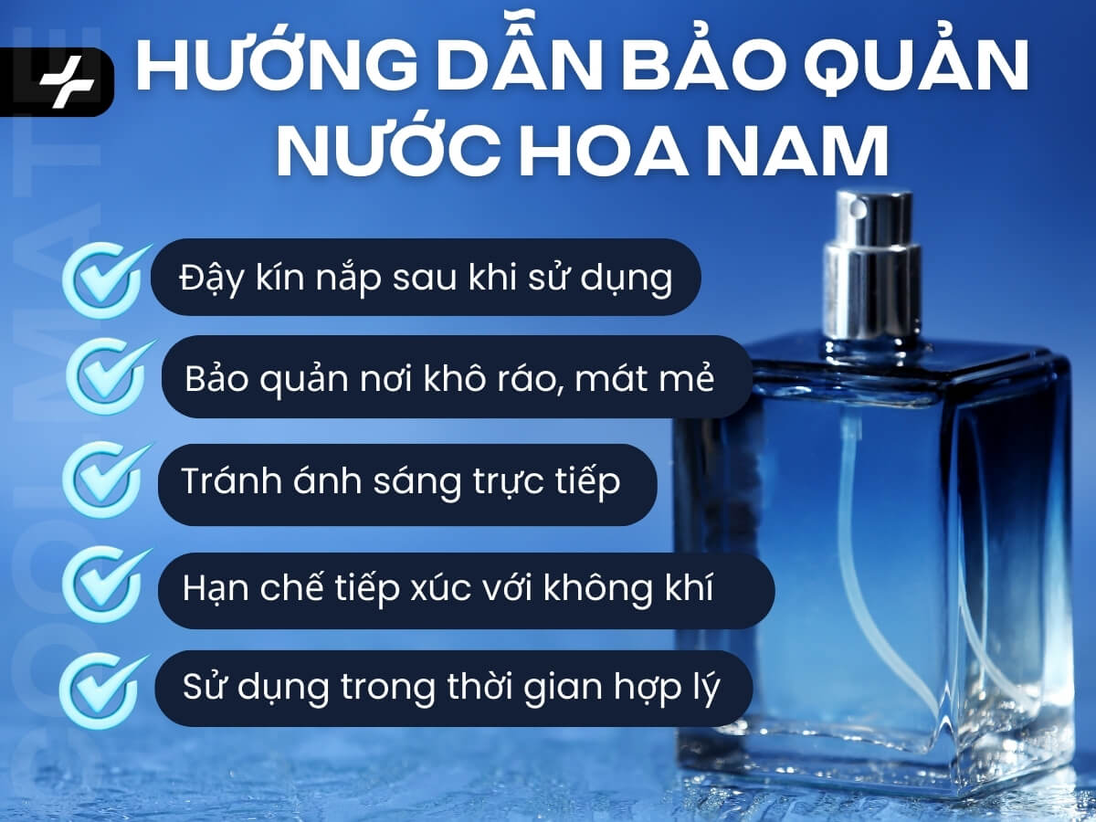 Hướng dẫn cách bảo quản nước hoa nam đúng cách