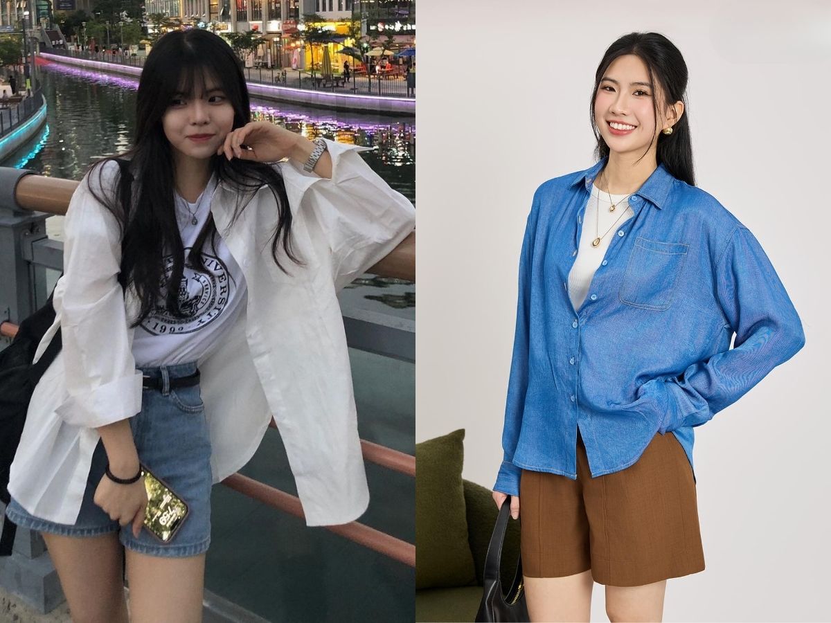 Áo khoác ngoài phối cùng áo thun localbrand