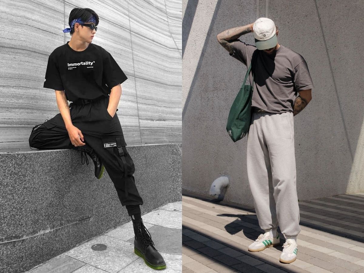 Phối đồ cùng áo thun localbrand và quần jogger