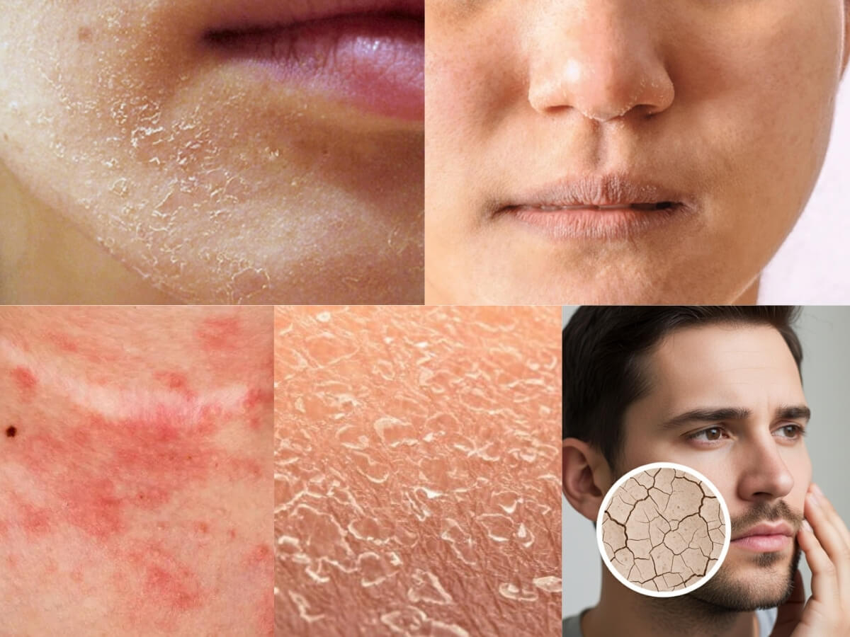 Dấu hiệu da nam bị khô vào mùa lạnh 