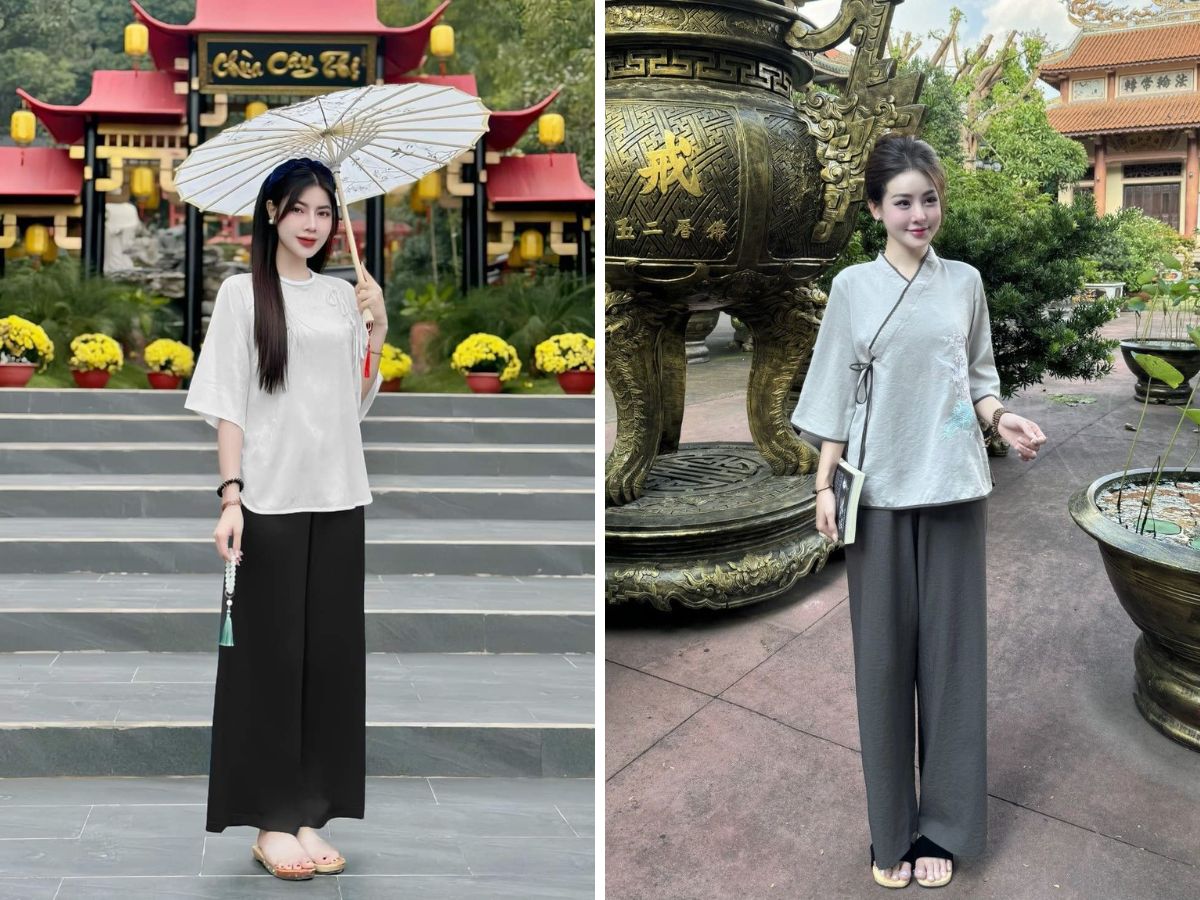 Outfit đi chùa lại cần chỉn chu và kín đáo