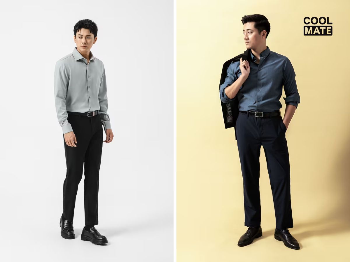Mua quần dài và sơ mi Coolmate là anh em khỏi lo Tết mặc gì cho đẹp