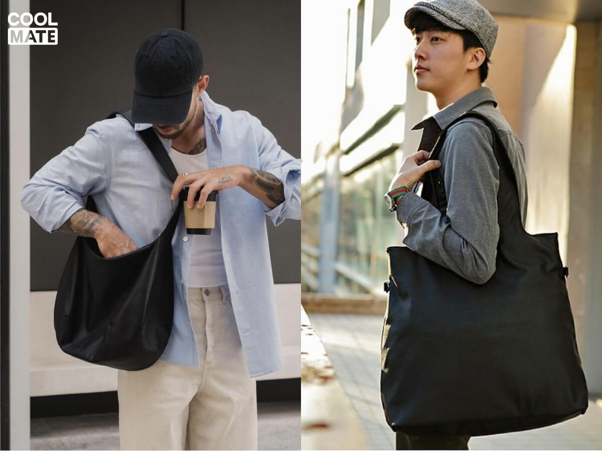 Cách phối đồ công sở hiện đại với túi tote vải Canvas cho nam