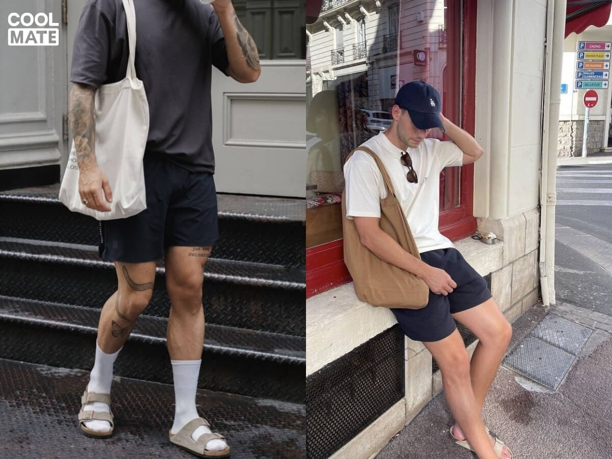 Cách phối đồ du lịch, dạo phố thư giãn với túi tote vải Canvas cho nam