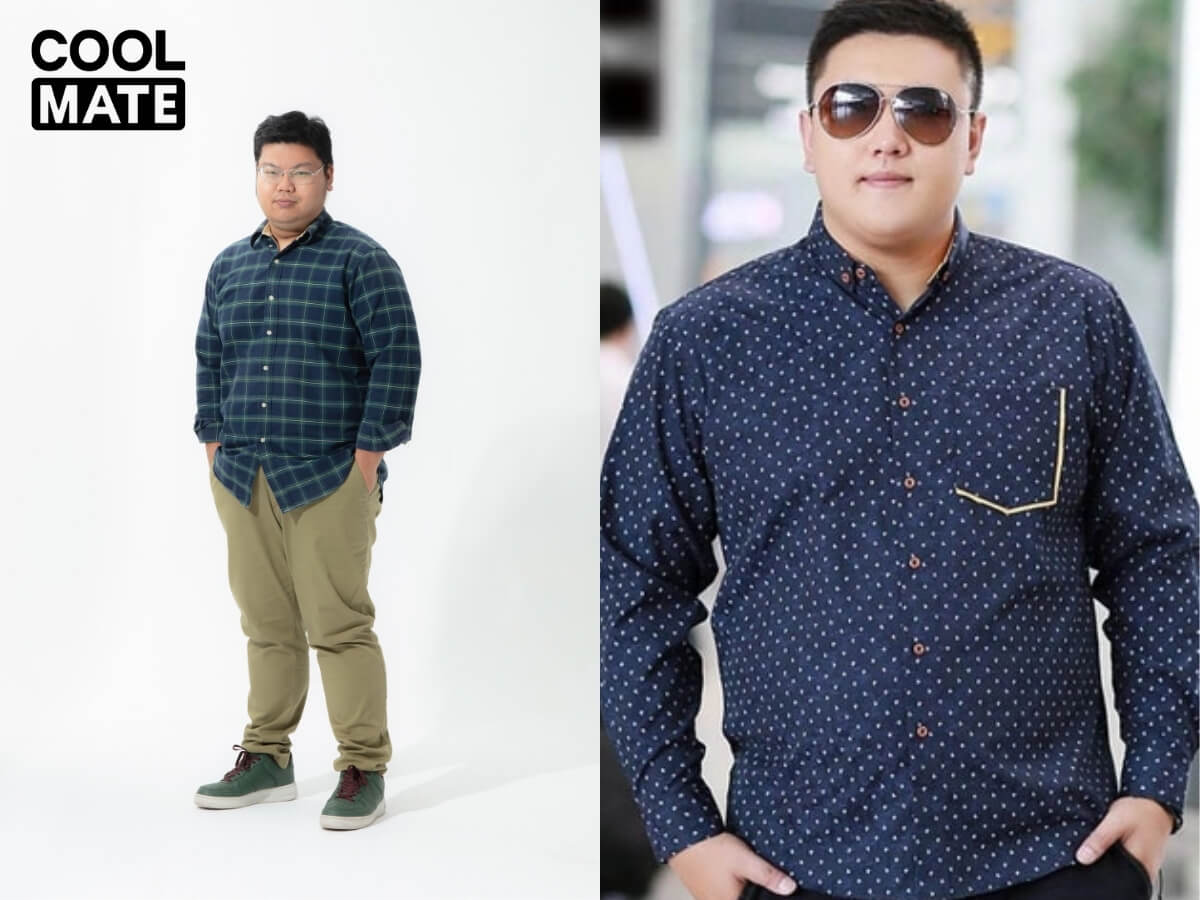 Chọn áo sơ mi nam theo dáng người mũm mĩm