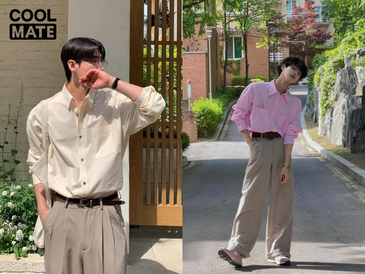 Chọn áo sơ mi nam theo dáng người cao ốm