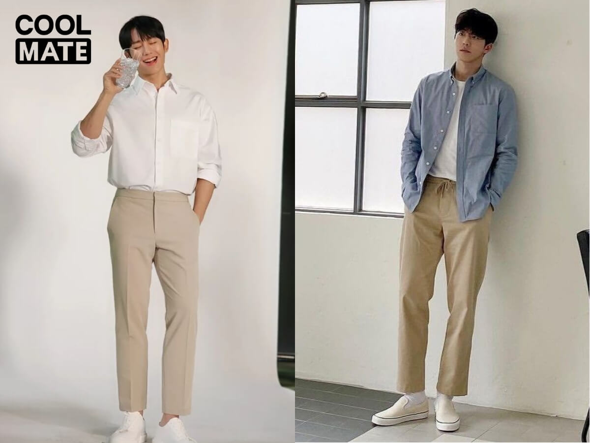 Chọn áo sơ mi nam theo dáng người thấp bé