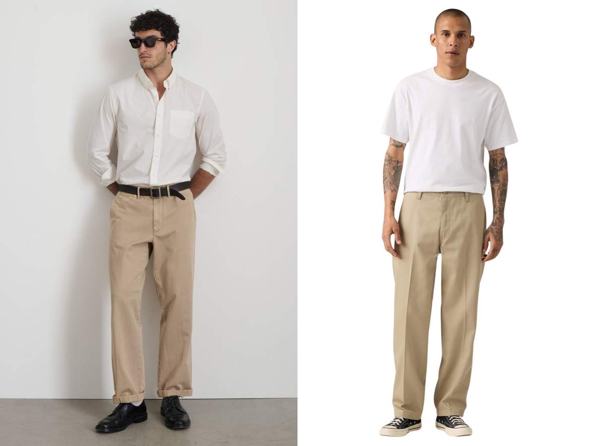 Quần chinos dáng straight