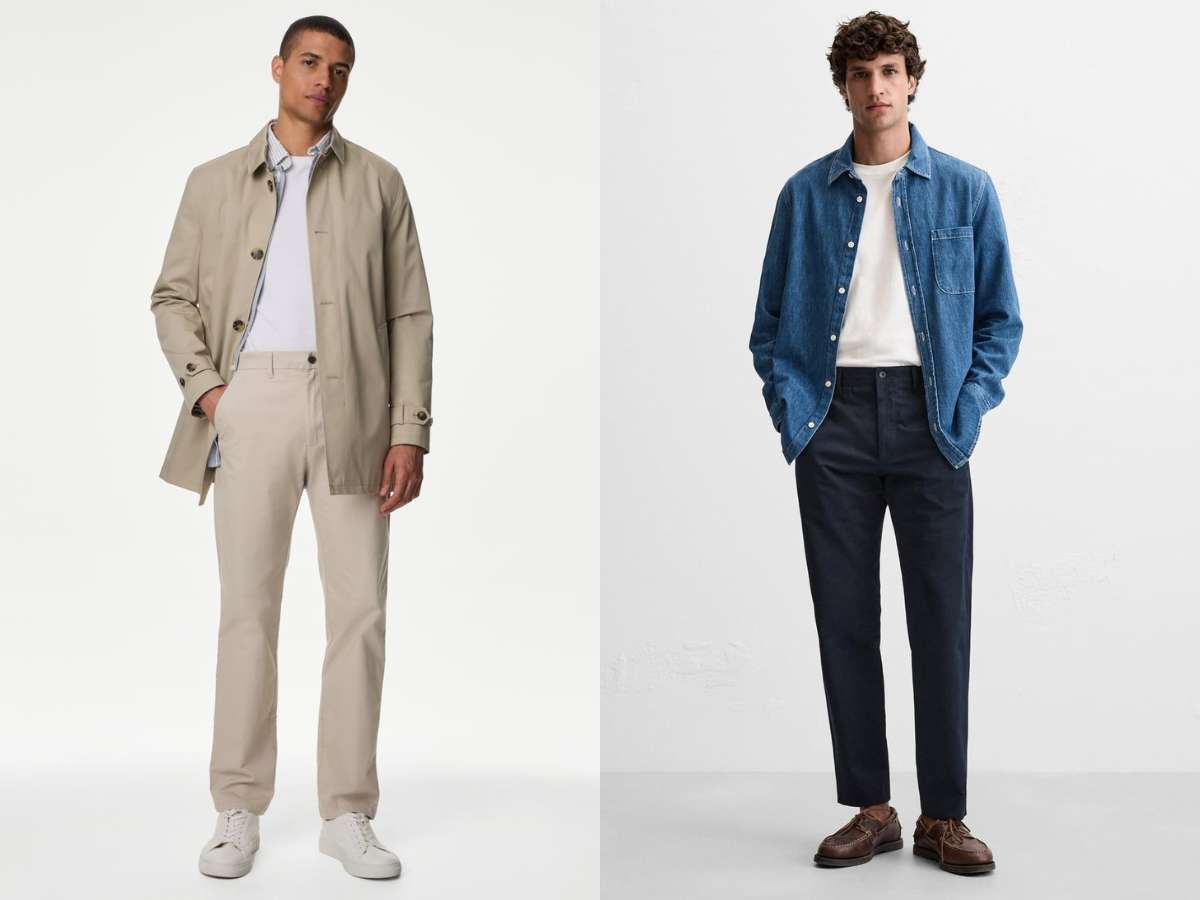 Phối màu quần chinos phù hợp