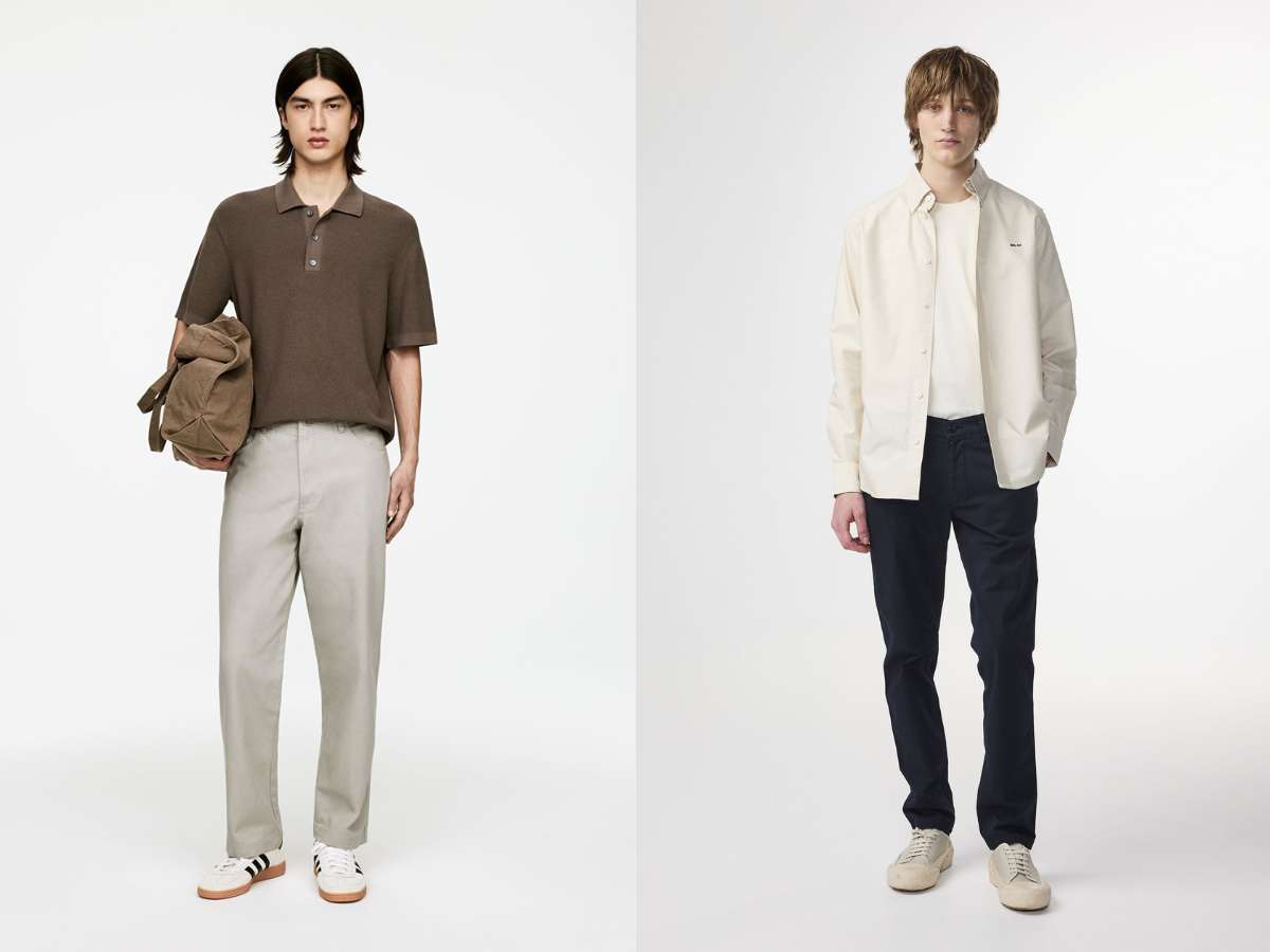 Cách chọn quần chinos phù hợp cho người dáng cao gầy và thấp bé