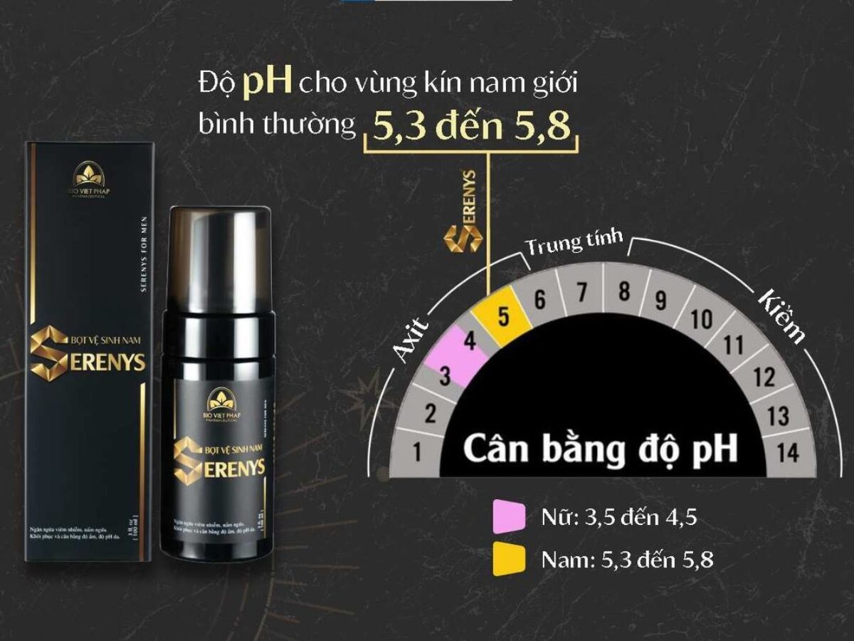 Dung dịch vệ sinh với độ pH lý tưởng