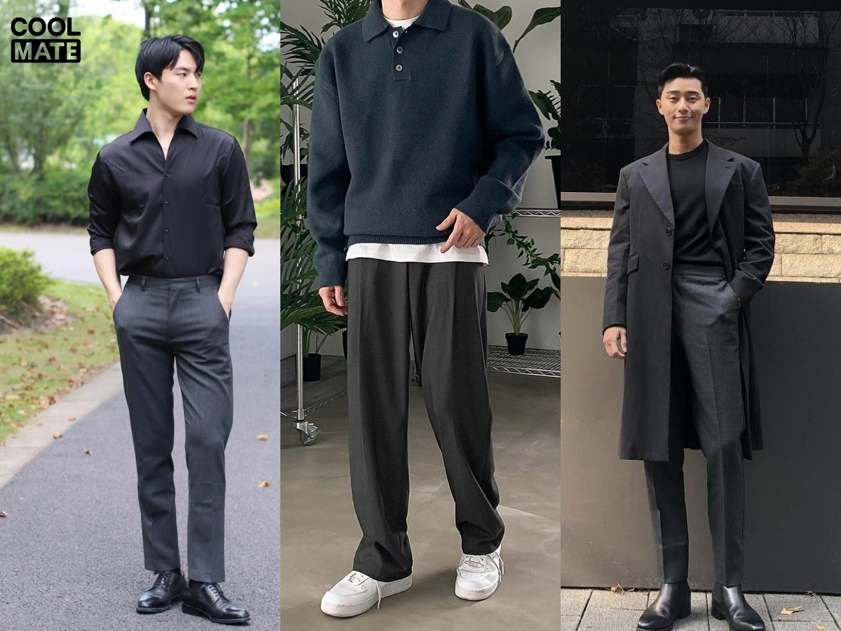 Phối quần tây với các loại giày