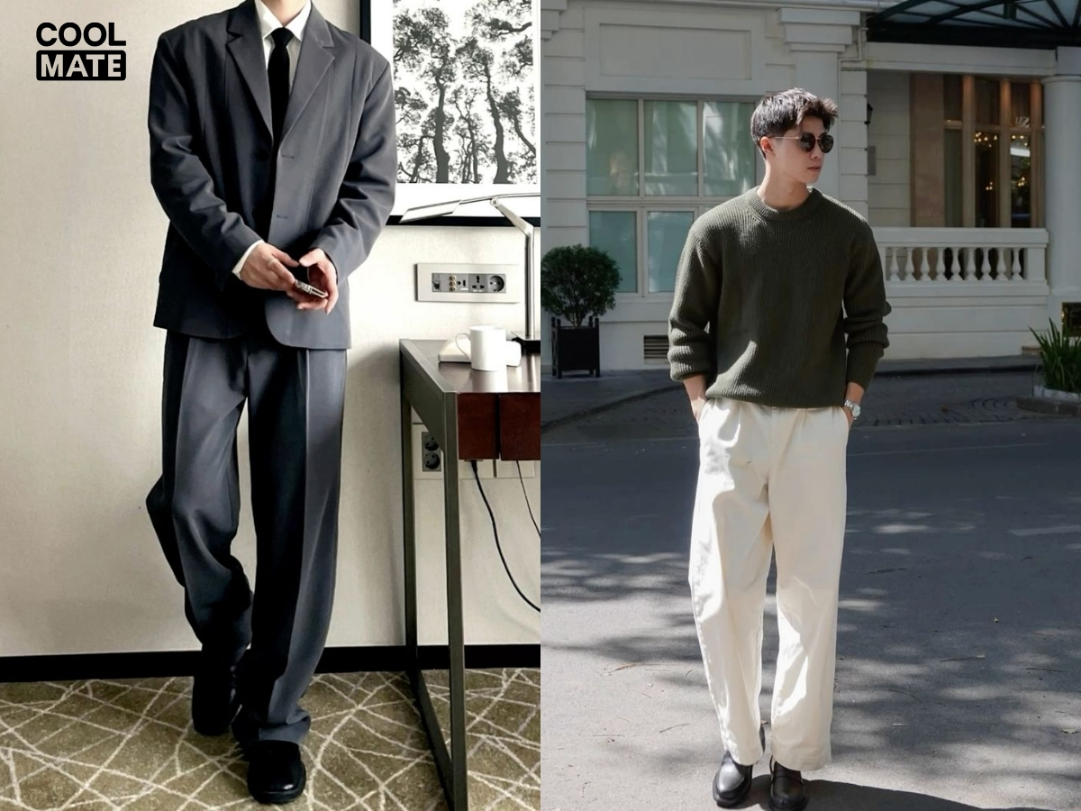 phối quần tây với cà vạt, nơ và phụ kiện cá nhân